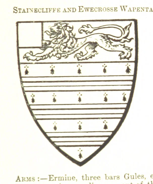 An illustration from Dugdale's Visitation of Yorkshire, [in 1665-66.] with additions. Edited by J. W. Clay, 1899, leaf 31