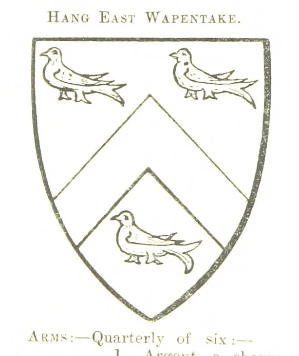 An illustration from Dugdale's Visitation of Yorkshire, [in 1665-66.] with additions. Edited by J. W. Clay, 1899, leaf 328