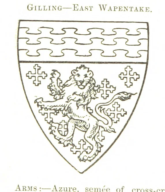 An illustration from Dugdale's Visitation of Yorkshire, [in 1665-66.] with additions. Edited by J. W. Clay, 1899, leaf 338