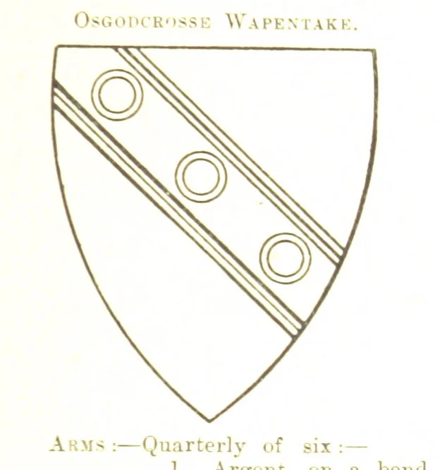 An illustration from Dugdale's Visitation of Yorkshire, [in 1665-66.] with additions. Edited by J. W. Clay, 1899, leaf 343