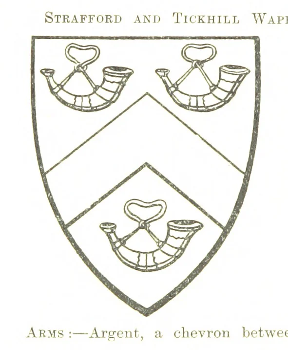 An illustration from Dugdale's Visitation of Yorkshire, [in 1665-66.] with additions. Edited by J. W. Clay, 1899, leaf 358