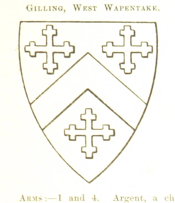An illustration from Dugdale's Visitation of Yorkshire, [in 1665-66.] with additions. Edited by J. W. Clay, 1899, leaf 365