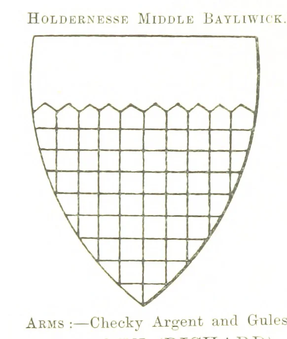 An illustration from Dugdale's Visitation of Yorkshire, [in 1665-66.] with additions. Edited by J. W. Clay, 1899, leaf 370