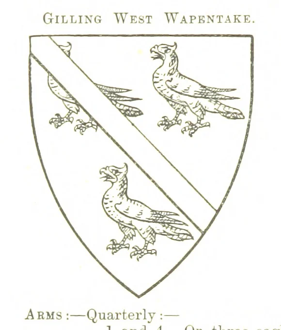 An illustration from Dugdale's Visitation of Yorkshire, [in 1665-66.] with additions. Edited by J. W. Clay, 1899, leaf 378