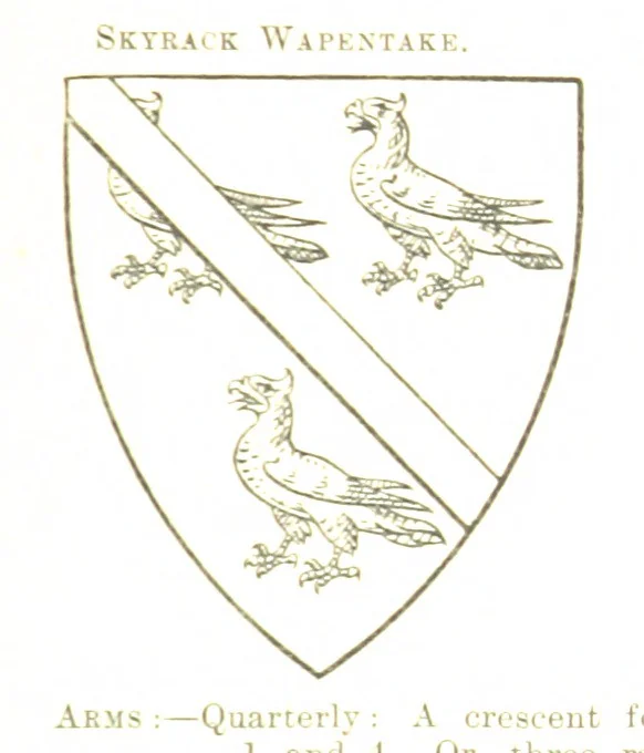 An illustration from Dugdale's Visitation of Yorkshire, [in 1665-66.] with additions. Edited by J. W. Clay, 1899, leaf 383