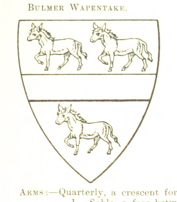 An illustration from Dugdale's Visitation of Yorkshire, [in 1665-66.] with additions. Edited by J. W. Clay, 1899, leaf 387