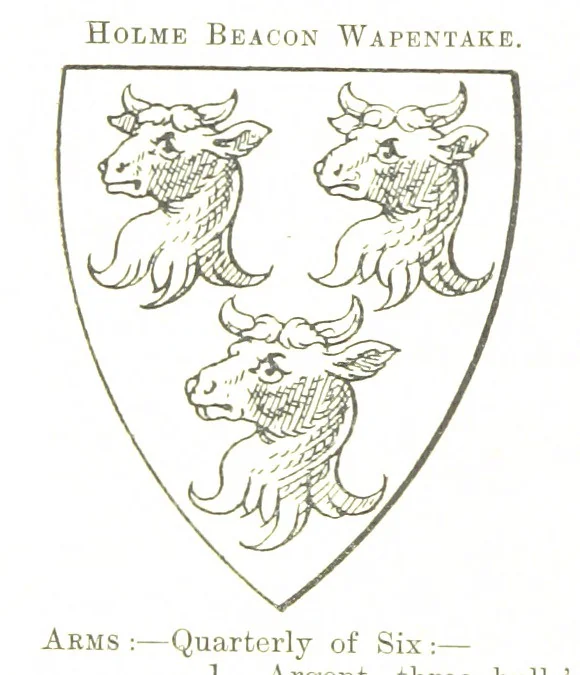 An illustration from Dugdale's Visitation of Yorkshire, [in 1665-66.] with additions. Edited by J. W. Clay, 1899, leaf 396