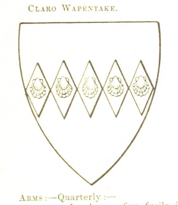 An illustration from Dugdale's Visitation of Yorkshire, [in 1665-66.] with additions. Edited by J. W. Clay, 1899, leaf 401
