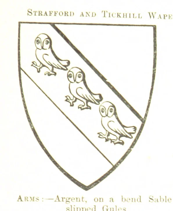 An illustration from Dugdale's Visitation of Yorkshire, [in 1665-66.] with additions. Edited by J. W. Clay, 1899, leaf 409