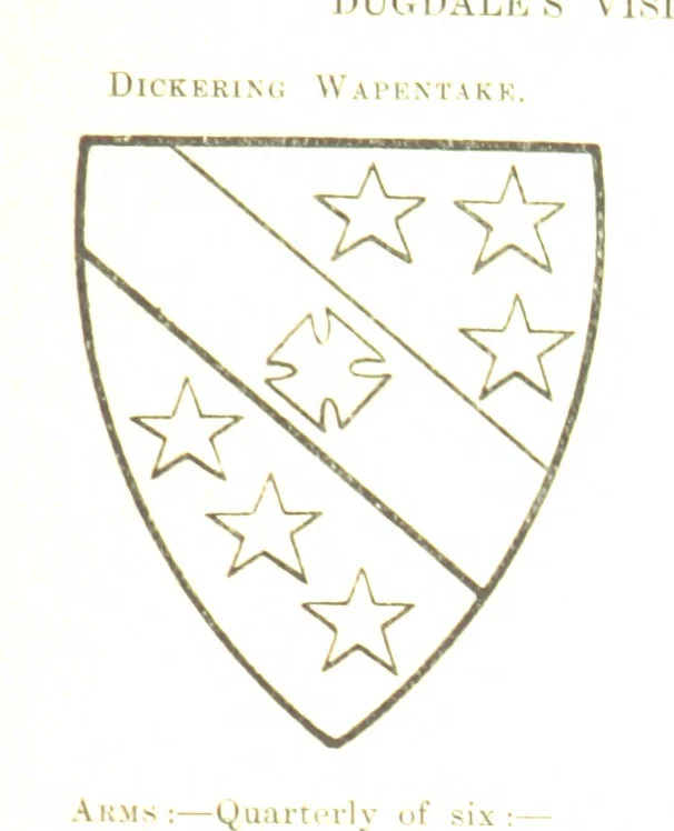 An illustration from Dugdale's Visitation of Yorkshire, [in 1665-66.] with additions. Edited by J. W. Clay, 1899, leaf 413