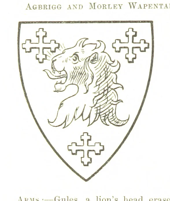 An illustration from Dugdale's Visitation of Yorkshire, [in 1665-66.] with additions. Edited by J. W. Clay, 1899, leaf 422