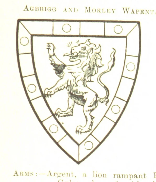 An illustration from Dugdale's Visitation of Yorkshire, [in 1665-66.] with additions. Edited by J. W. Clay, 1899, leaf 437