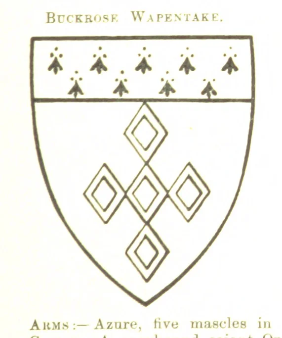 An illustration from Dugdale's Visitation of Yorkshire, [in 1665-66.] with additions. Edited by J. W. Clay, 1899, leaf 439