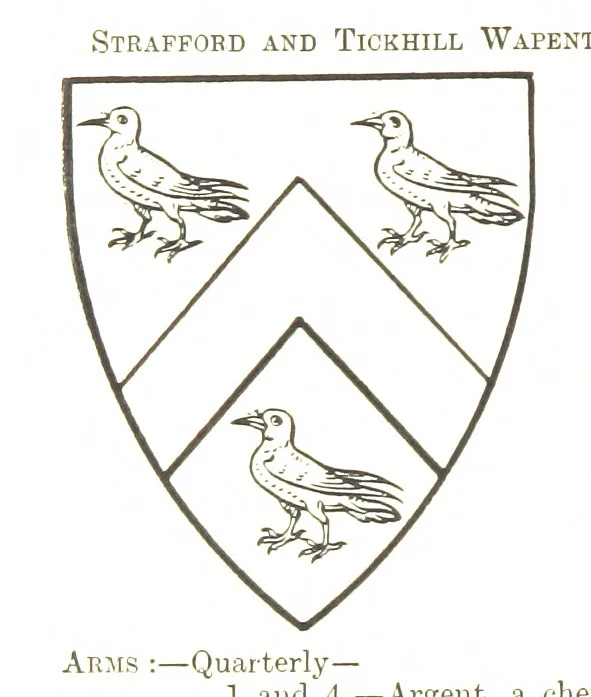 An illustration from Dugdale's Visitation of Yorkshire, [in 1665-66.] with additions. Edited by J. W. Clay, 1899, leaf 44