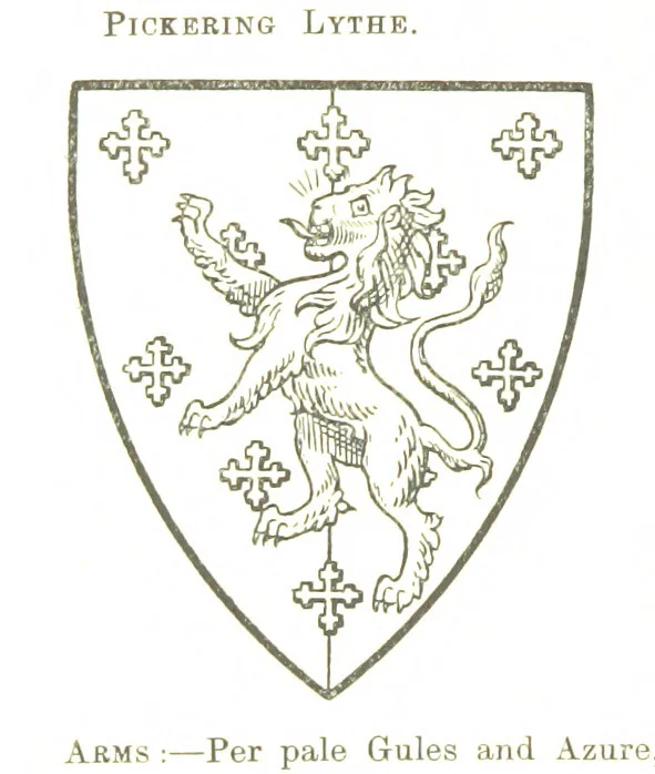 An illustration from Dugdale's Visitation of Yorkshire, [in 1665-66.] with additions. Edited by J. W. Clay, 1899, leaf 450