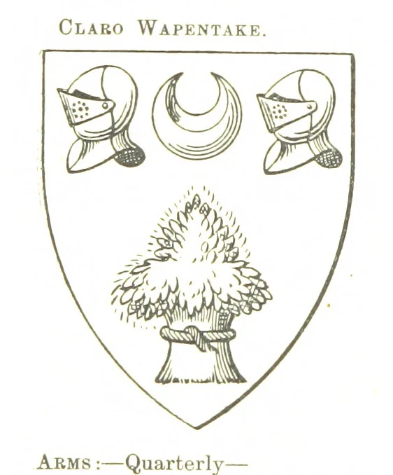 An illustration from Dugdale's Visitation of Yorkshire, [in 1665-66.] with additions. Edited by J. W. Clay, 1899, leaf 456