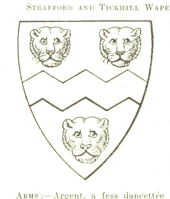 An illustration from Dugdale's Visitation of Yorkshire, [in 1665-66.] with additions. Edited by J. W. Clay, 1899, leaf 472