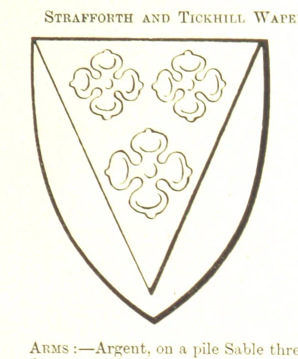 An illustration from Dugdale's Visitation of Yorkshire, [in 1665-66.] with additions. Edited by J. W. Clay, 1899, leaf 49