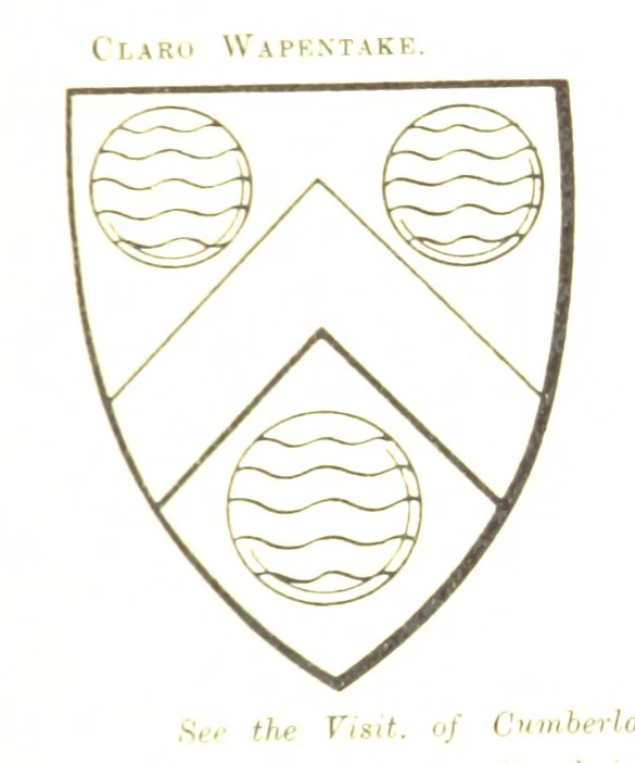 An illustration from Dugdale's Visitation of Yorkshire, [in 1665-66.] with additions. Edited by J. W. Clay, 1899, leaf 493