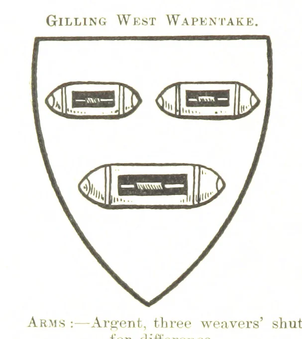 An illustration from Dugdale's Visitation of Yorkshire, [in 1665-66.] with additions. Edited by J. W. Clay, 1899, leaf 500