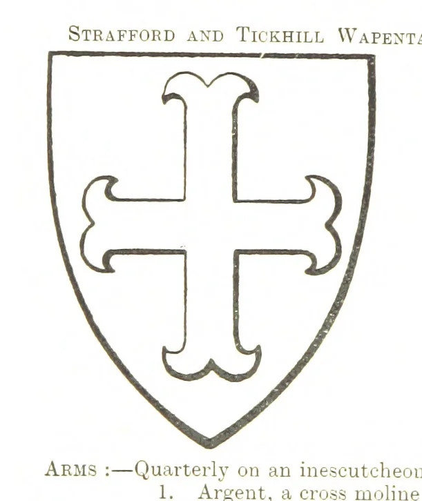An illustration from Dugdale's Visitation of Yorkshire, [in 1665-66.] with additions. Edited by J. W. Clay, 1899, leaf 62
