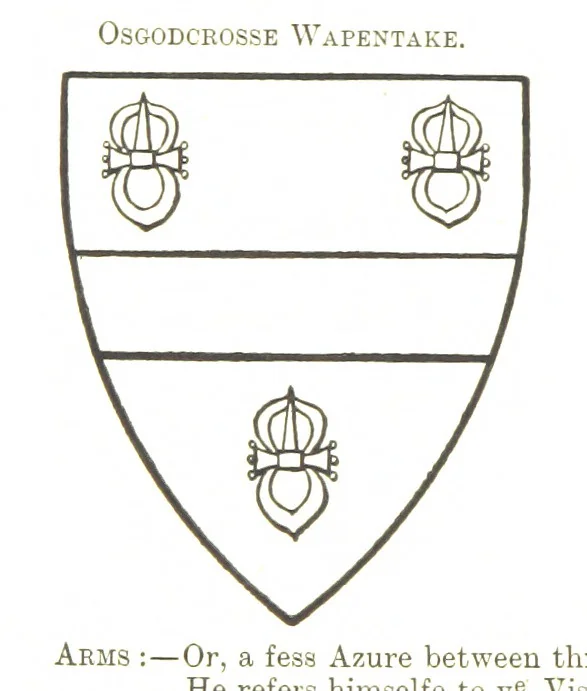 An illustration from Dugdale's Visitation of Yorkshire, [in 1665-66.] with additions. Edited by J. W. Clay, 1899, leaf 68
