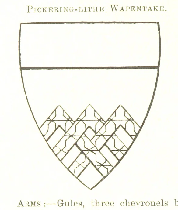 An illustration from Dugdale's Visitation of Yorkshire, [in 1665-66.] with additions. Edited by J. W. Clay, 1899, leaf 106
