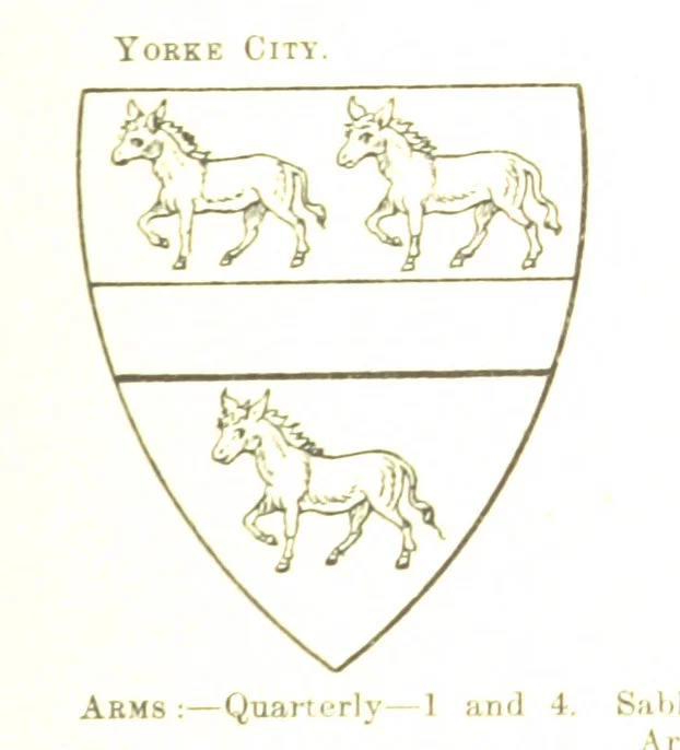 An illustration from Dugdale's Visitation of Yorkshire, [in 1665-66.] with additions. Edited by J. W. Clay, 1899, leaf 119