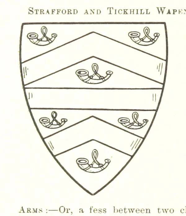 An illustration from Dugdale's Visitation of Yorkshire, [in 1665-66.] with additions. Edited by J. W. Clay, 1899, leaf 136