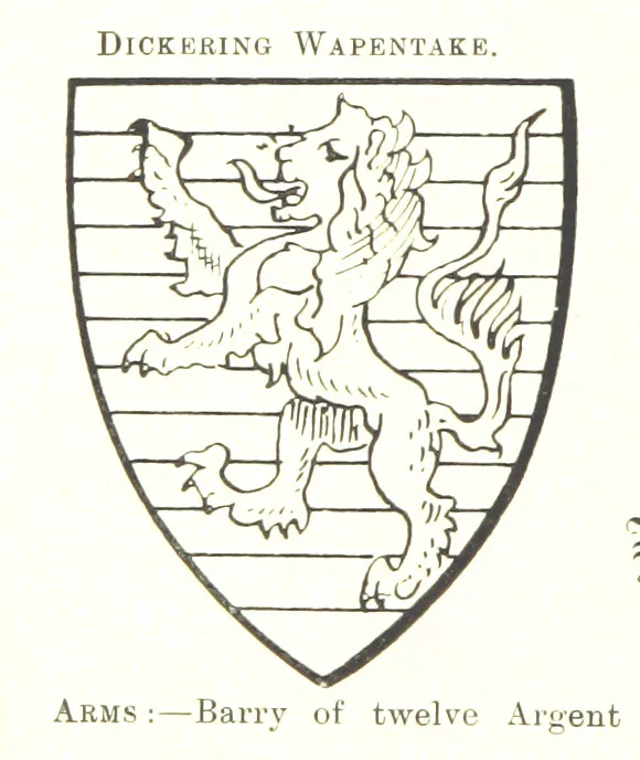 An illustration from Dugdale's Visitation of Yorkshire, [in 1665-66.] with additions. Edited by J. W. Clay, 1899, leaf 158