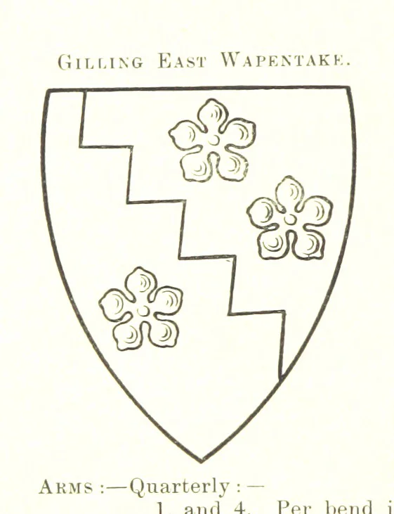 An illustration from Dugdale's Visitation of Yorkshire, [in 1665-66.] with additions. Edited by J. W. Clay, 1899, leaf 160