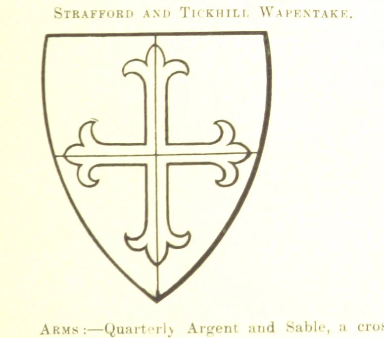 An illustration from Dugdale's Visitation of Yorkshire, [in 1665-66.] with additions. Edited by J. W. Clay, 1899, leaf 169