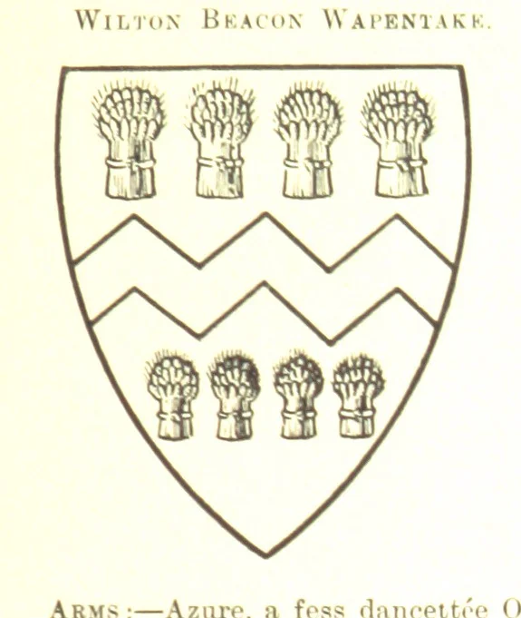 An illustration from Dugdale's Visitation of Yorkshire, [in 1665-66.] with additions. Edited by J. W. Clay, 1899, leaf 177