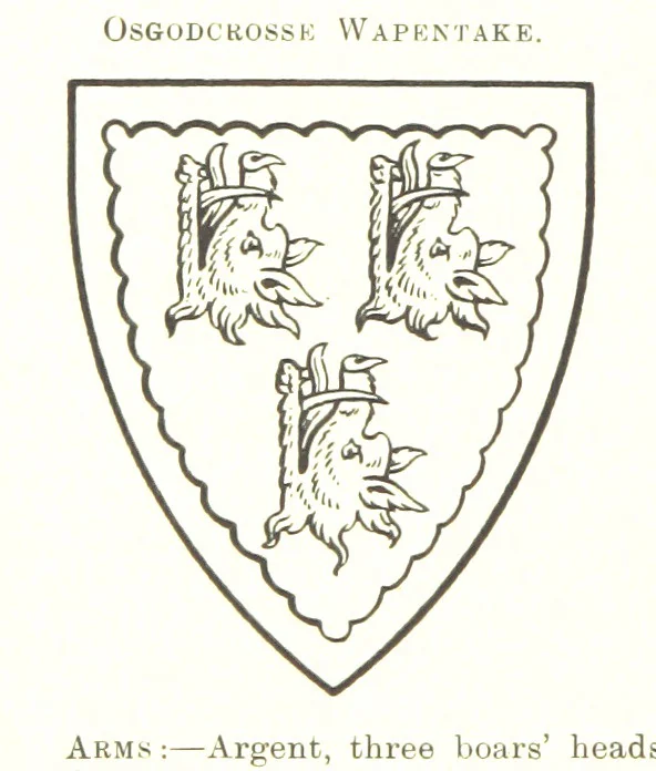 An illustration from Dugdale's Visitation of Yorkshire, [in 1665-66.] with additions. Edited by J. W. Clay, 1899, leaf 196