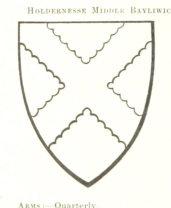An illustration from Dugdale's Visitation of Yorkshire, [in 1665-66.] with additions. Edited by J. W. Clay, 1899, leaf 208