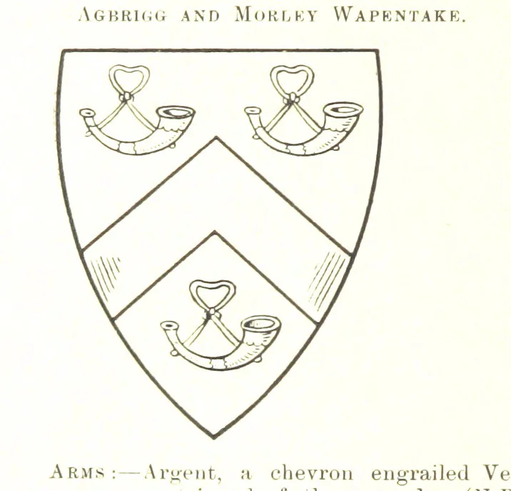 An illustration from Dugdale's Visitation of Yorkshire, [in 1665-66.] with additions. Edited by J. W. Clay, 1899, leaf 212