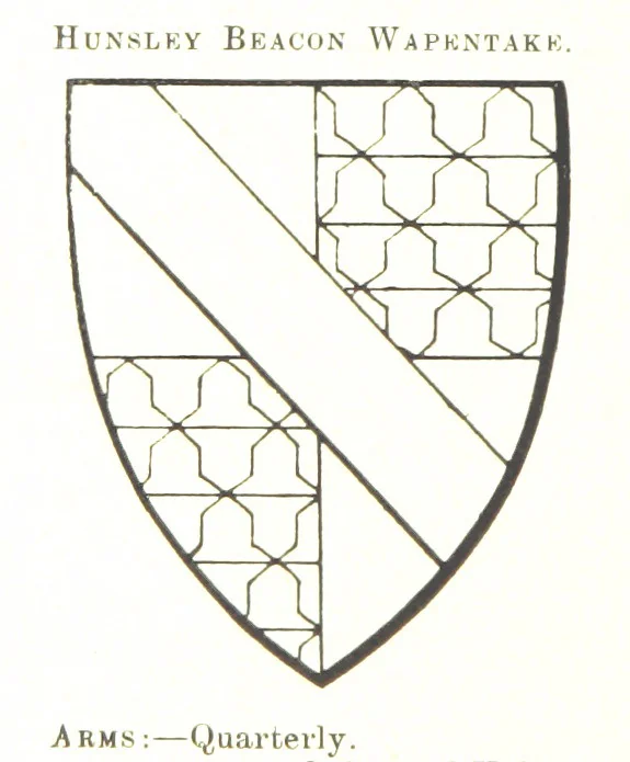 An illustration from Dugdale's Visitation of Yorkshire, [in 1665-66.] with additions. Edited by J. W. Clay, 1899, leaf 218