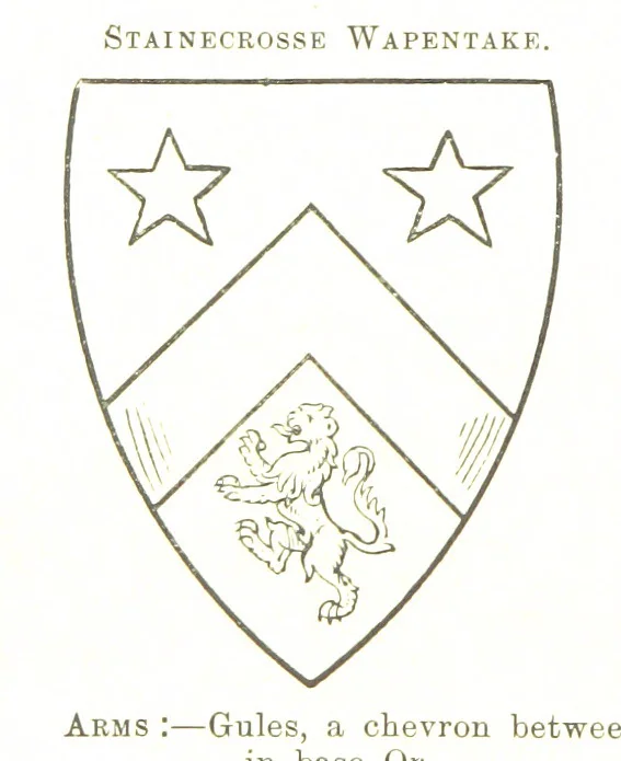 An illustration from Dugdale's Visitation of Yorkshire, [in 1665-66.] with additions. Edited by J. W. Clay, 1899, leaf 226