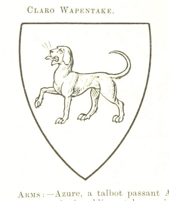 An illustration from Dugdale's Visitation of Yorkshire, [in 1665-66.] with additions. Edited by J. W. Clay, 1899, leaf 230