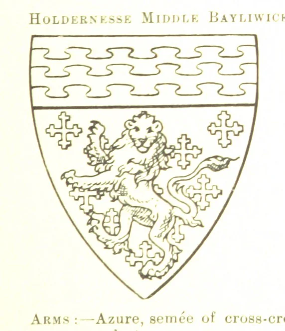 An illustration from Dugdale's Visitation of Yorkshire, [in 1665-66.] with additions. Edited by J. W. Clay, 1899, leaf 233