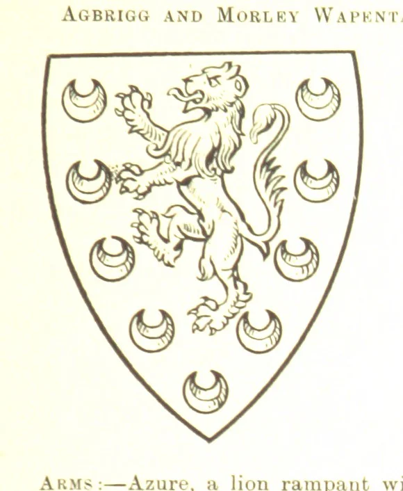An illustration from Dugdale's Visitation of Yorkshire, [in 1665-66.] with additions. Edited by J. W. Clay, 1899, leaf 235
