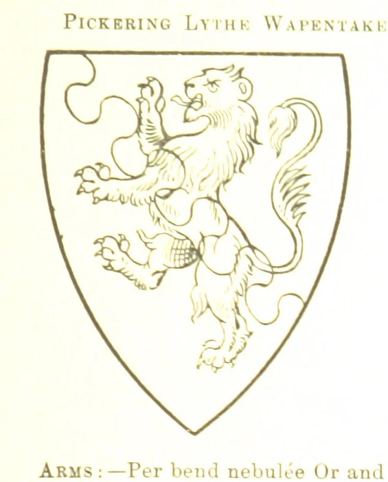 An illustration from Dugdale's Visitation of Yorkshire, [in 1665-66.] with additions. Edited by J. W. Clay, 1899, leaf 273