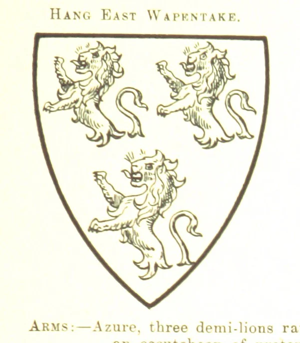 An illustration from Dugdale's Visitation of Yorkshire, [in 1665-66.] with additions. Edited by J. W. Clay, 1899, leaf 285