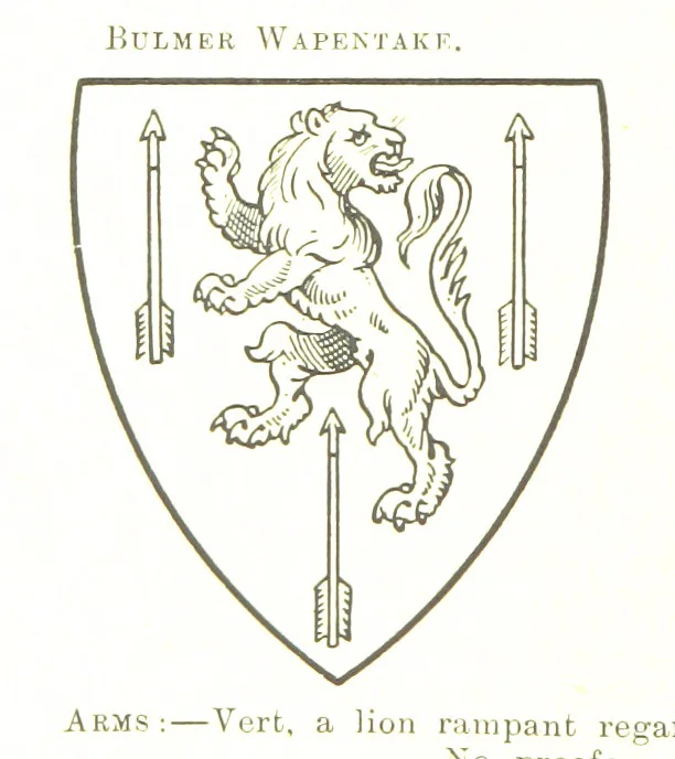 An illustration from Dugdale's Visitation of Yorkshire, [in 1665-66.] with additions. Edited by J. W. Clay, 1899, leaf 296