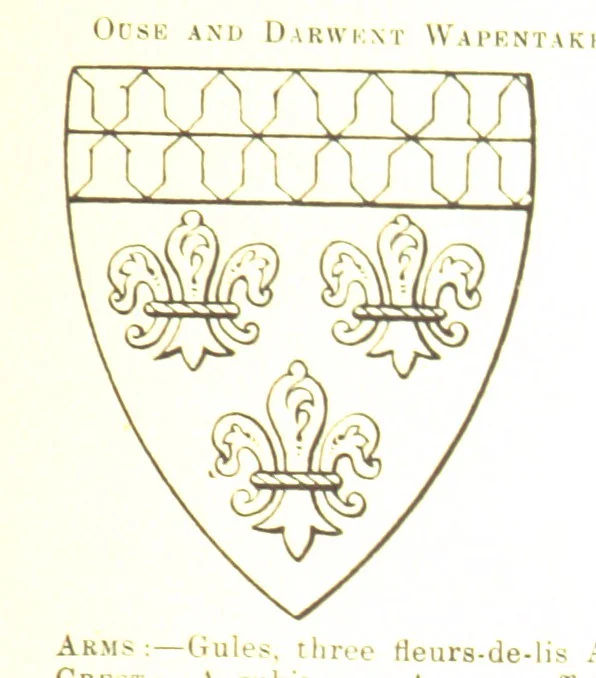An illustration from Dugdale's Visitation of Yorkshire, [in 1665-66.] with additions. Edited by J. W. Clay, 1899, leaf 303