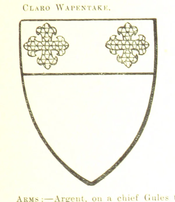 An illustration from Dugdale's Visitation of Yorkshire, [in 1665-66.] with additions. Edited by J. W. Clay, 1899, leaf 321