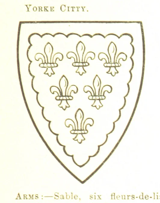 An illustration from Dugdale's Visitation of Yorkshire, [in 1665-66.] with additions. Edited by J. W. Clay, 1899, leaf 333