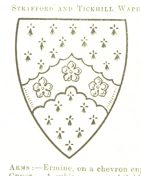 An illustration from Dugdale's Visitation of Yorkshire, [in 1665-66.] with additions. Edited by J. W. Clay, 1899, leaf 342