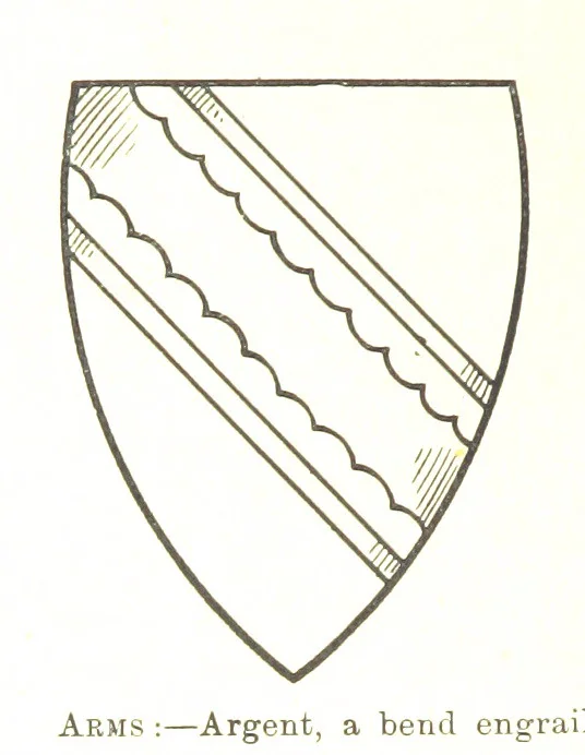 An illustration from Dugdale's Visitation of Yorkshire, [in 1665-66.] with additions. Edited by J. W. Clay, 1899, leaf 360