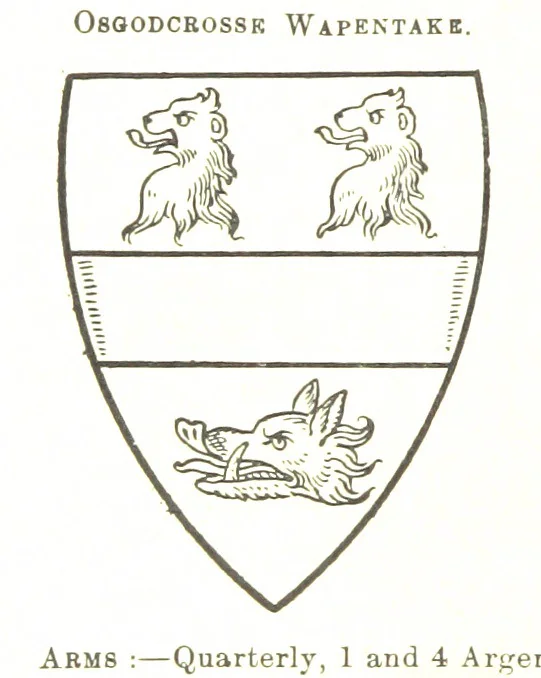 An illustration from Dugdale's Visitation of Yorkshire, [in 1665-66.] with additions. Edited by J. W. Clay, 1899, leaf 364